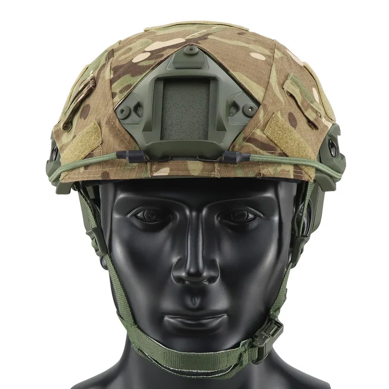 Cubierta táctica casco rápido Multicam para airsoft y paintball - imagen 4