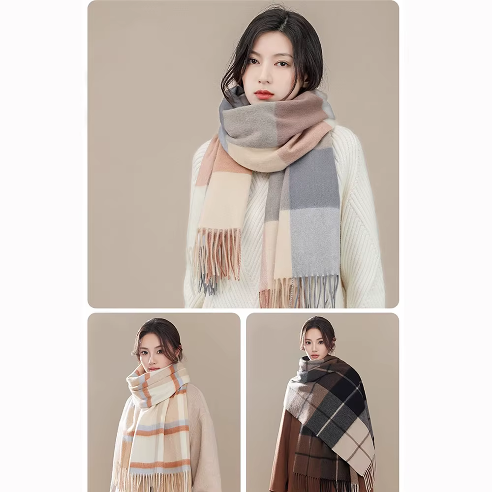 Bufanda Lana Merino Invernal – Cálida Resistente Exterior - imagen 2