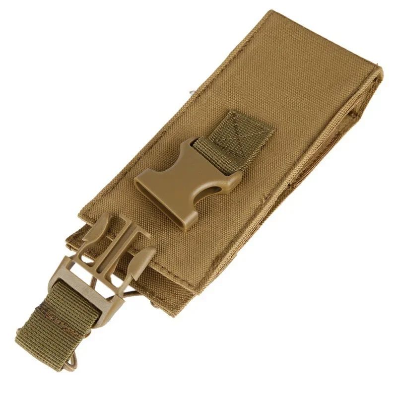 Soporte táctico para walkie-talkie Airsoft, funda de Radio de caza, bolsa Molle para GPS, AR-152 de teléfono, UV-5R de Radio bidireccional de 3800mAh - imagen 2