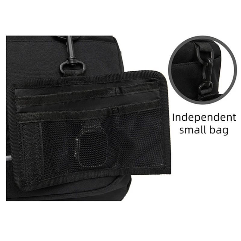 Mochila para hombre, bolsa de ordenador de negocios, mochila escolar para estudiantes, bolsillo multifuncional de gran capacidad, bolsas para viajes al aire libre, Camping y senderismo - imagen 5