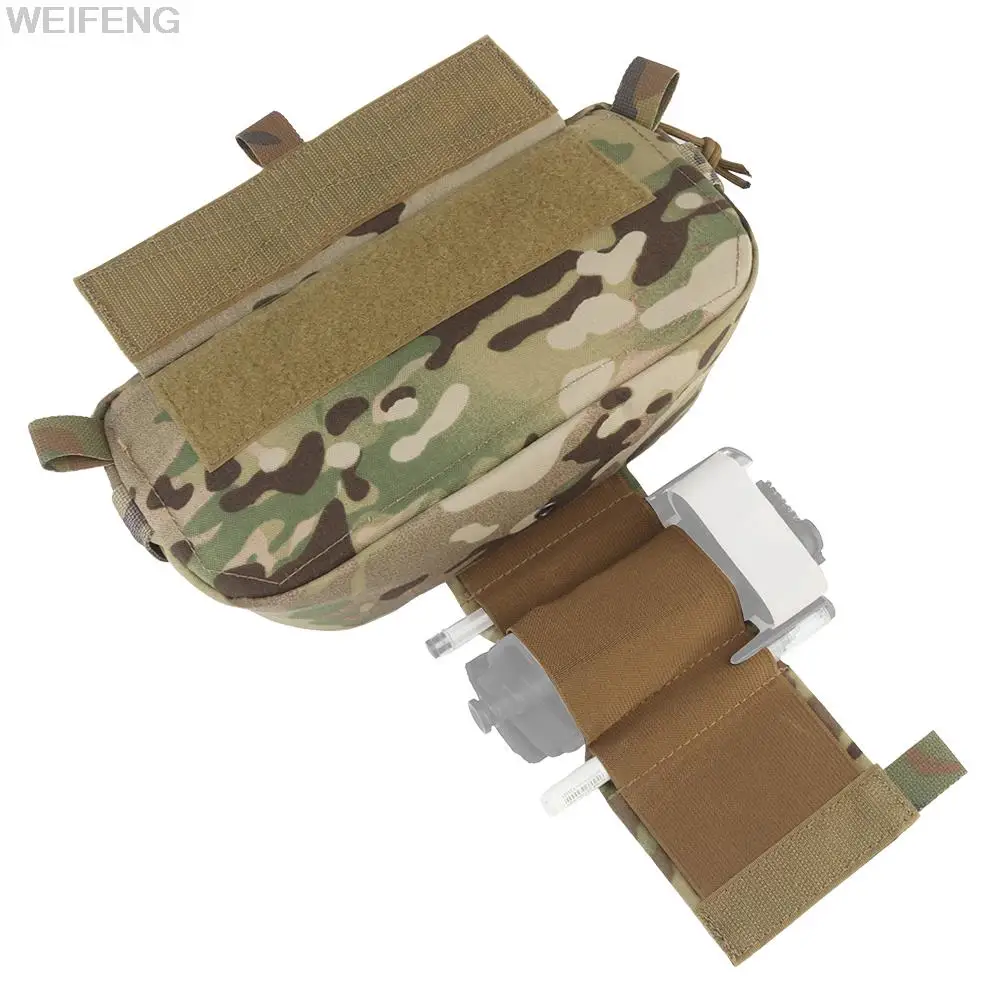 Bolsa colgante EDC para chaleco táctico, riñonera con soporte para torniquete, doble propósito con correa para el hombro - imagen 5