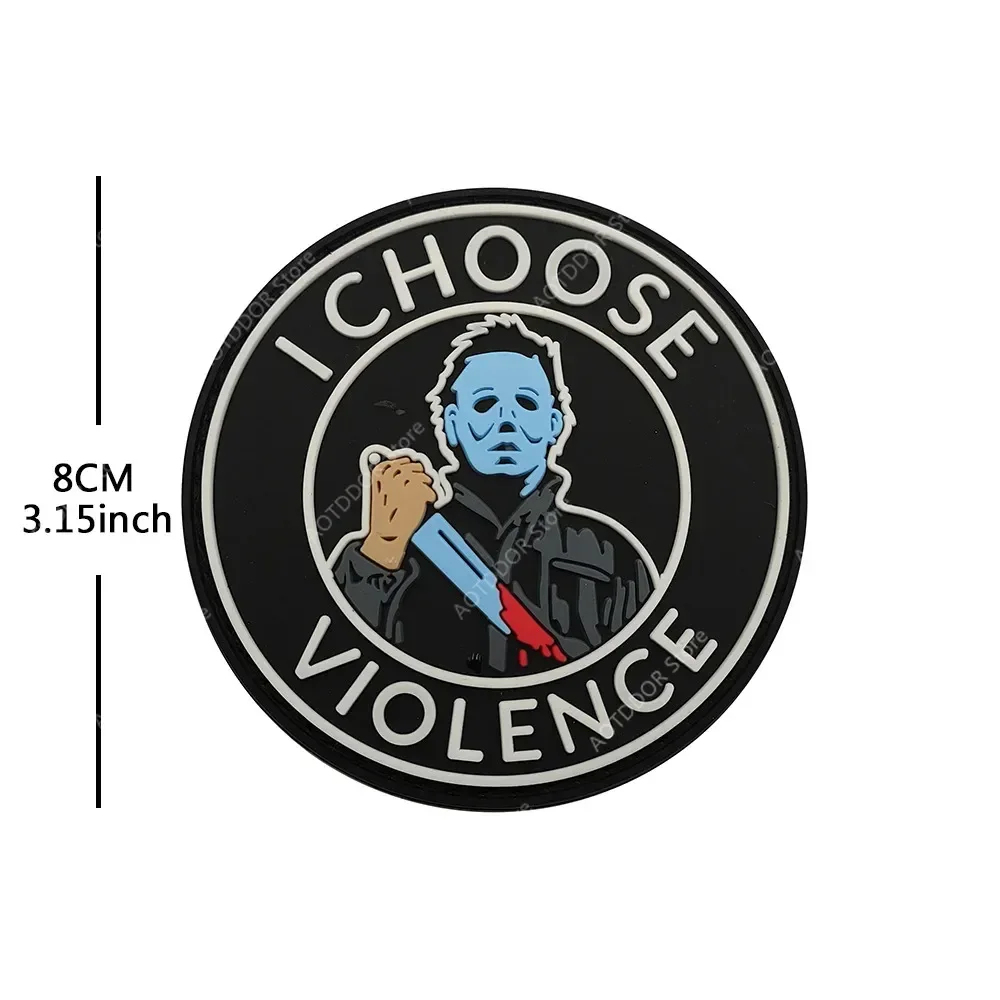 CROSSFIT SIAM I CHOOSE VIOLENCE CrossFit etiquetas de nombre parche apliques etiqueta de costura Punk Biker ropa pegatinas accesorios de ropa - imagen 5