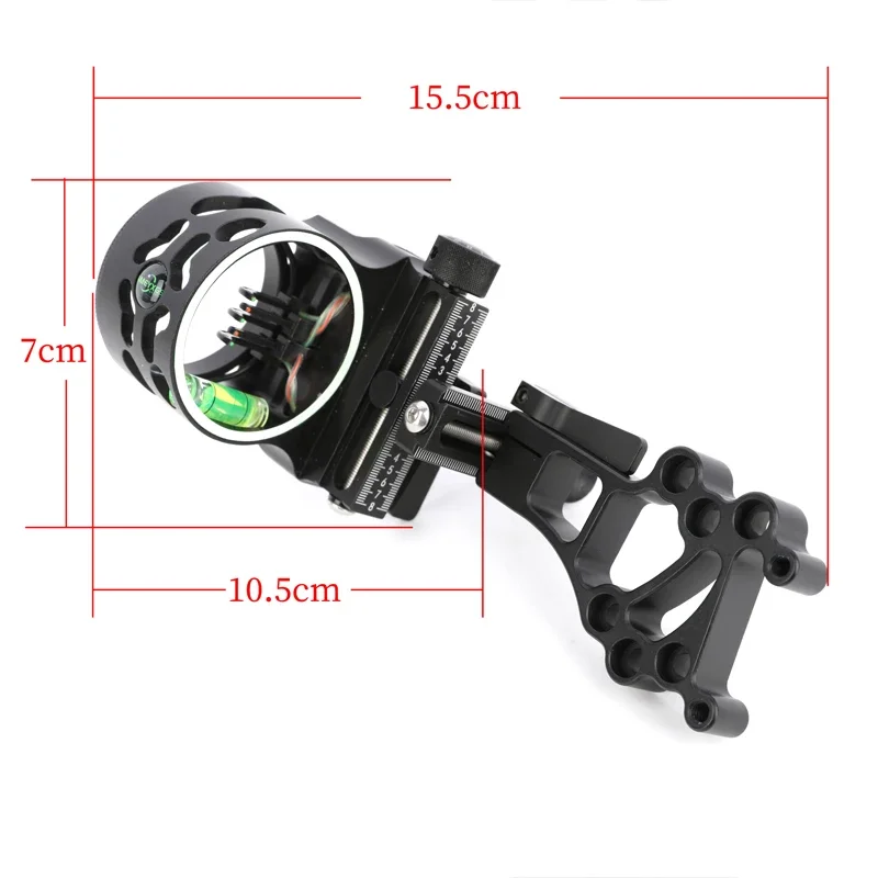 Mira AME arco compuesto 5 pines con luz – Ajustable para caza - imagen 5
