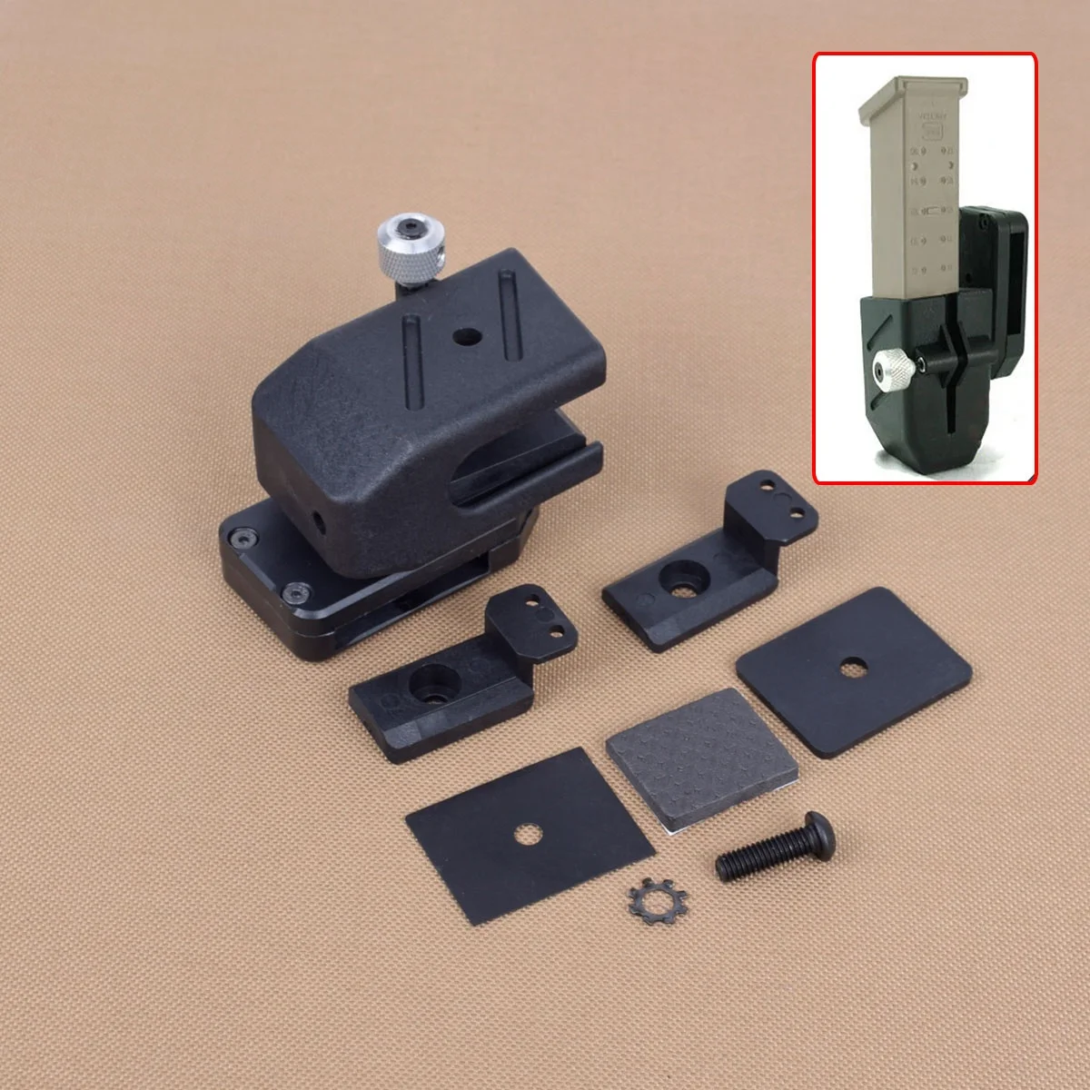 Funda de dibujo rápido Airsoft IPSC CR para caza, bolsa de revista para mano izquierda y derecha, bolsa de pistola táctica - imagen 2