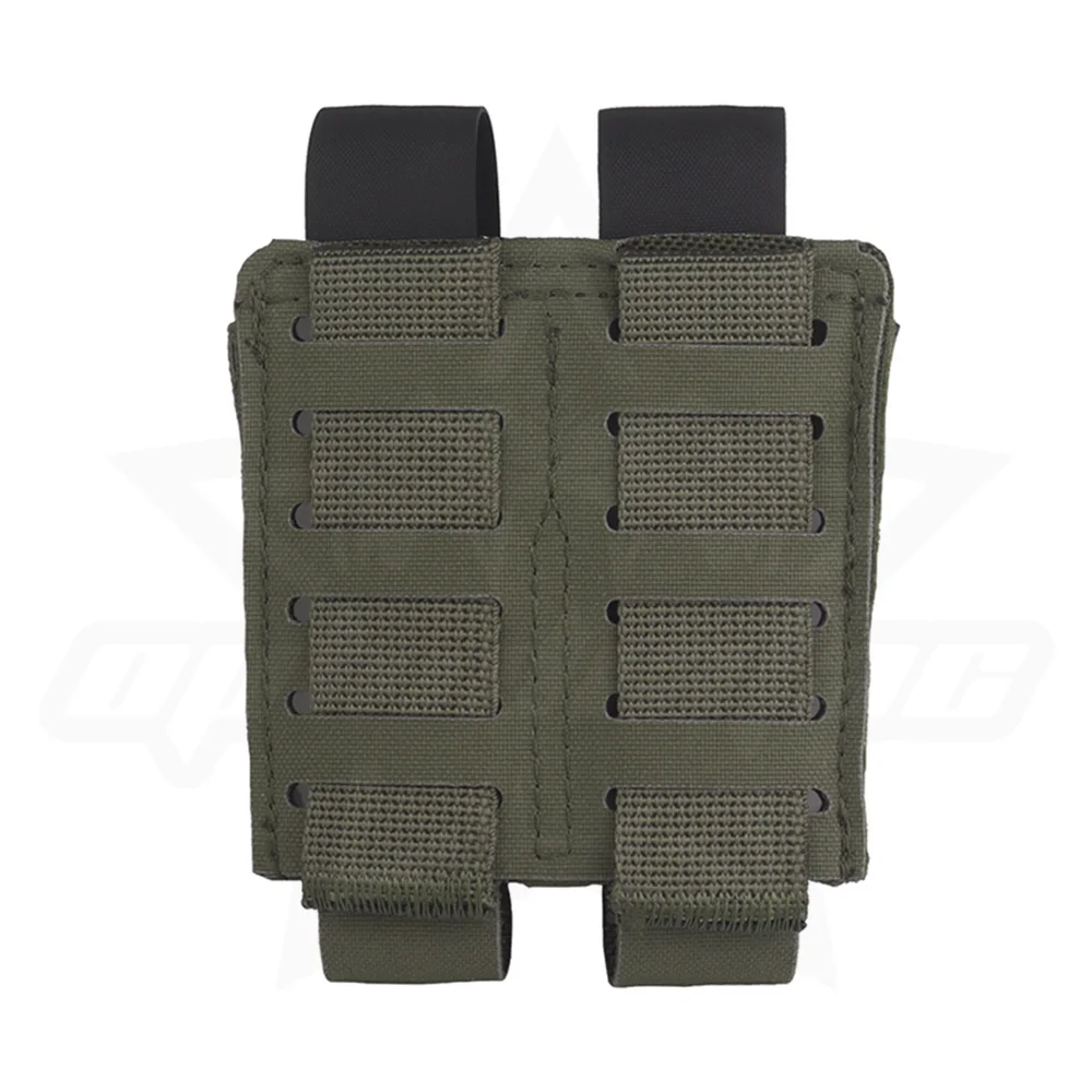 OPHIDIAN-bolsa doble Mag de 9MM, pinzas estilo Agilit, bolsa para revista de pistola, MOLLE, chaleco de caza Airsoft de liberación rápida, equipo de cinturón - imagen 5
