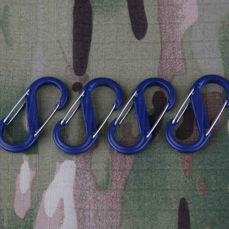 Juego 4 cierre MOLLE nylon azul 2 pulgadas Airsoft táctico - imagen 3