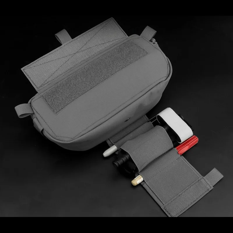 Bolsa de caída multifuncional de doble propósito |   Bolsa de utilidad compatible con MOLLE de almacenamiento expandible |   Para accesorios de caza - imagen 4