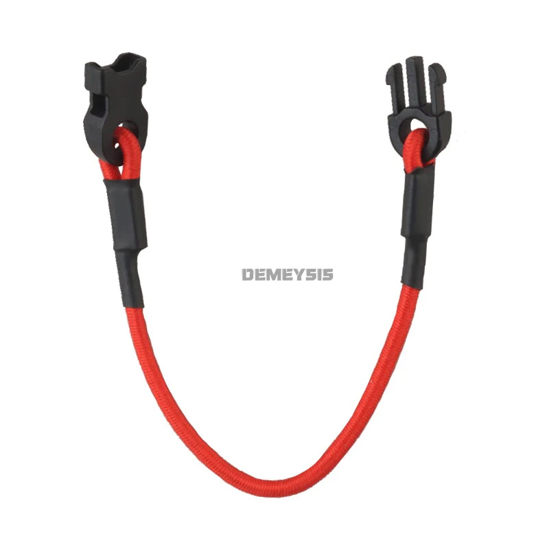 Cuerda de fijación multiusos táctica para caza al aire libre, herramienta para acampar, guantes, hebilla de Clip, herramientas de caza, cordón elástico para organizar, 3 uds. - imagen 4