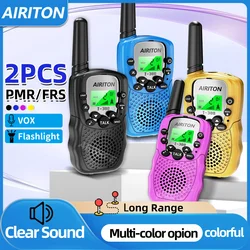 Walkie Talkie AIRITON T-388 para niños, 2 uds., PMR/FRS, voz clara, escaneo de canales de largo alcance, manos libres, gran regalo para niños, Radioaficionado