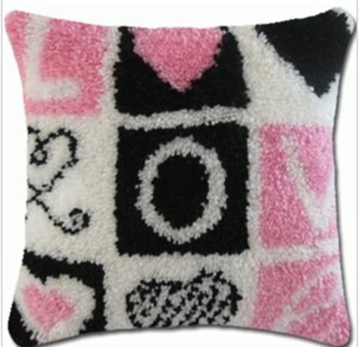 Kit de gancho de pestillo para costura, funda de almohada de cojín Kussen Knooppakket Knoopkussen, Kit de gancho de pestillo, Juego de paquete de almohada de nudo Diy - imagen 2