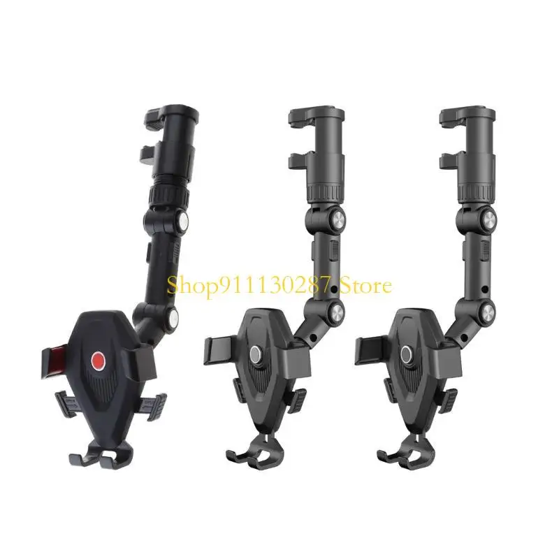 J1HC Universal Mobile Supricto móvil Monte cámara trasera Mirror GPS GPS CAR STAPTER PHOETHER STABLE STAN - imagen 3