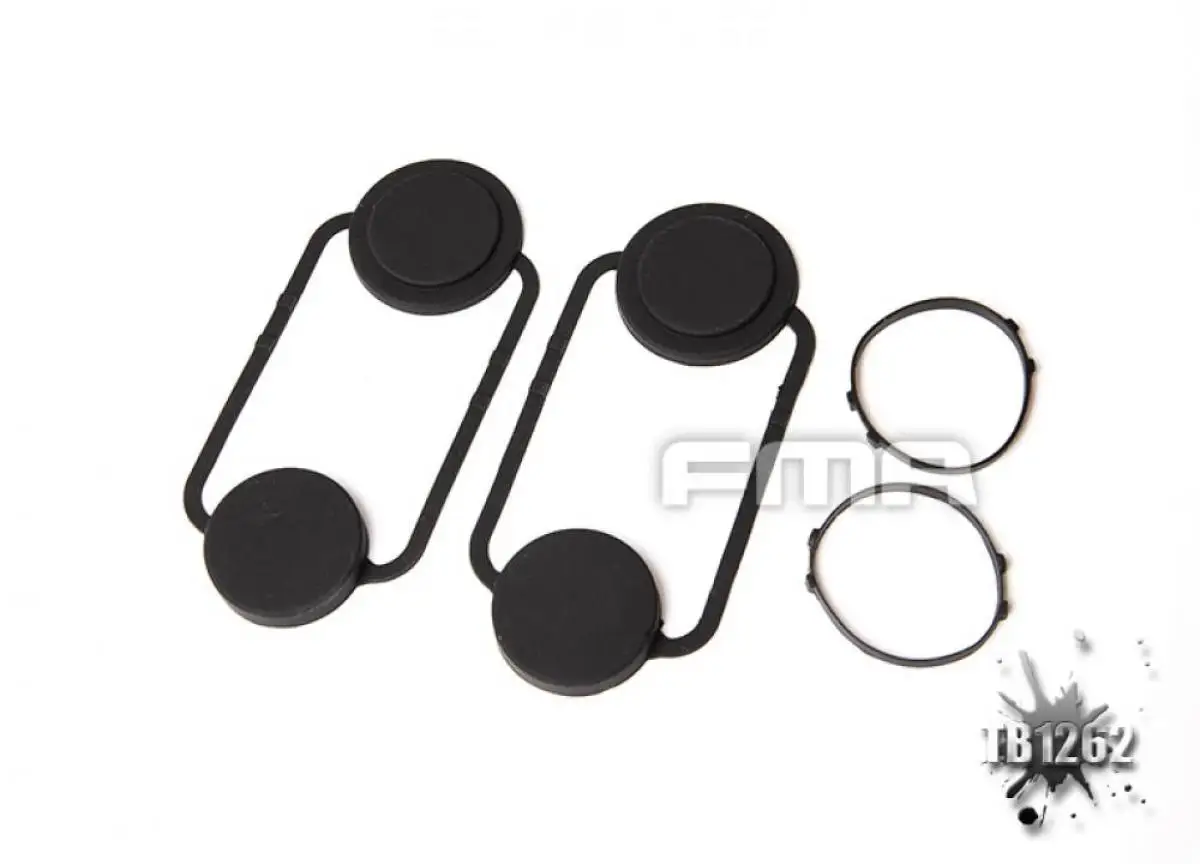 Cubierta de lente de goma táctica FMA para gafas de visión nocturna simulada PVS15 modelo PVS15 NVG cubierta protectora de lente - imagen 2
