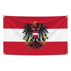 90X150cm bandera de Austria a Austria banderas austriacas decoración impresa de poliéster tapiz de pancarta