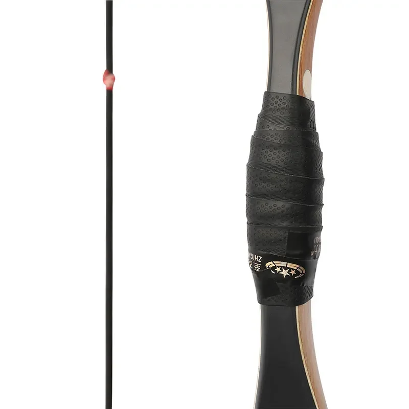 Arco recurvo de tiro con arco, arco largo tradicional laminado de 20-45 libras, potente de madera para tiro con flecha, accesorios para práctica de caza - imagen 4