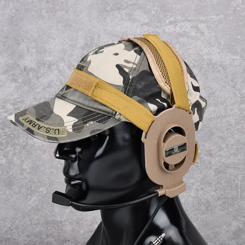 WADSN Bowman Elite II auriculares tácticos comunicación unilateral auriculares U94 PTT Kenwood enchufe para Baofeng UV-5R Radio Walkie - imagen 3