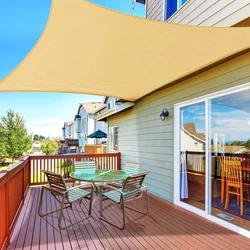 Toldo impermeable rectangular UV para terraza y jardín