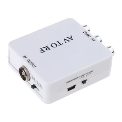 Adaptador RCA a RF para video CVSB - Convertidor 67,25/61,25 MHz K1KF