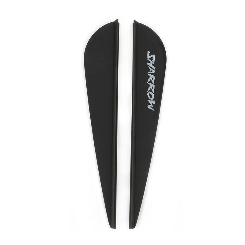 Varillas de flecha para tiro con arco compuesto, accesorios de goma de 3 pulgadas, plumas de plástico para tiro con arco, 36/72 piezas - imagen 5