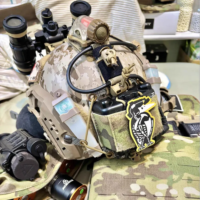 Parche bordado táctico Escuadrón Pingüinos para mochila y uniforme - imagen 4