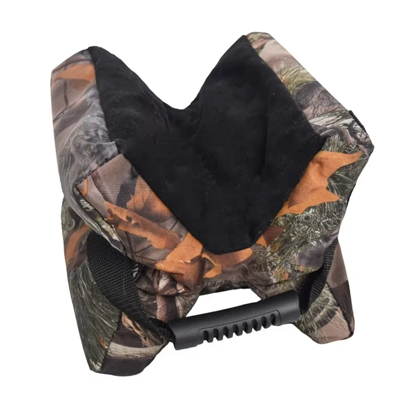 DIZETION Bolsa de soporte de tiro táctico - Bolsa de frijol de banco llena de arena para tiro con caña de rifle y soporte de caza - imagen 2