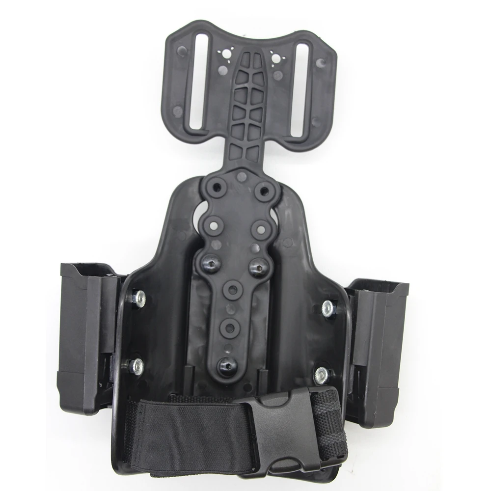 Plataforma táctica de caída de pierna Panel Universal G17 19 M9 Colt 1911 P226 accesorios de caza fondina cosciale G19 - imagen 4