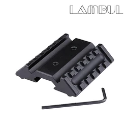 Montaje lateral offset 45° Picatinny AR15 – Soporte doble carril