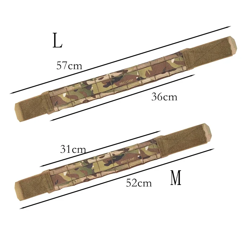 Cubierta de faja táctica, chaleco Airsoft, accesorios portadores de placa, Kit de sistema Molle de liberación rápida, equipo de cubierta de cintura - imagen 4