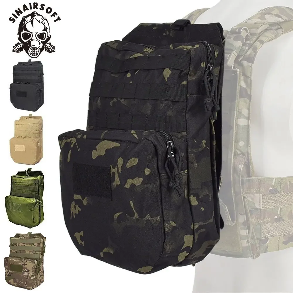 SINAIRSOFT Chaleco táctico MOLLE bolsa carga agua camping
