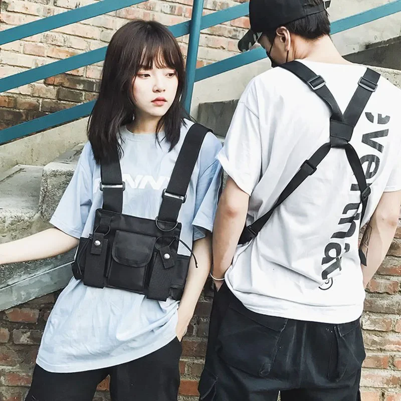 Bolso táctico riñonera y bolso de pecho ajustable para viaje