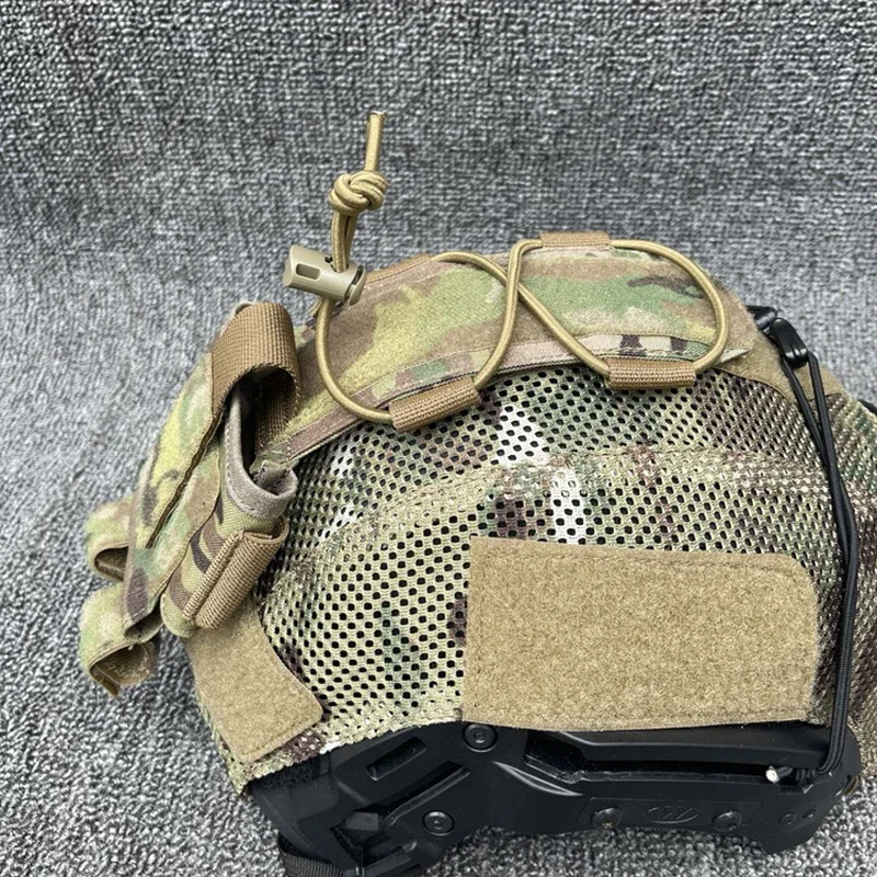 Bolsa de batería para casco Airsoft, PVS-31, bolsa de batería para casco de visión nocturna táctica, equipo de caza, bolsa de contrapeso Multicam 500D - imagen 5
