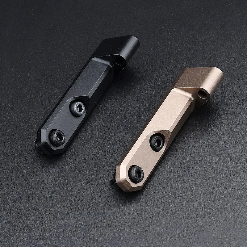 Base de montaje de Metal para linterna táctica M640 M340 Airsoft para Mlok y Keymod Rail AR 15 Rifle caza Scout Base de luz - imagen 5