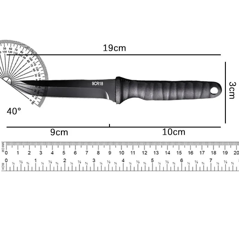 Cuchilla de carne de acero inoxidable 5Cr15Mov, cuchillo afilado para deshuesar, accesorios de pesca, cuchillo con funda, pelador de verduras multifunción - imagen 5