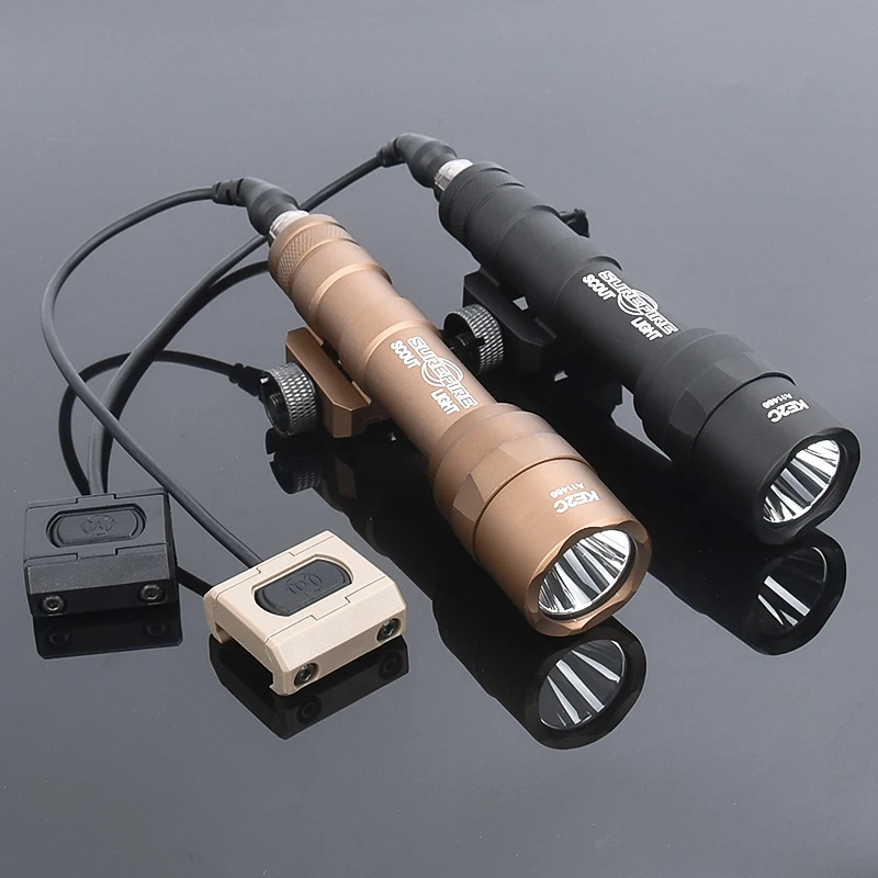 WADSN táctica Sureifr M600 M600U linterna 600 lúmenes luz blanca Mobutton ajuste 20MM Rail caza arma Scout Accesorios - imagen 4