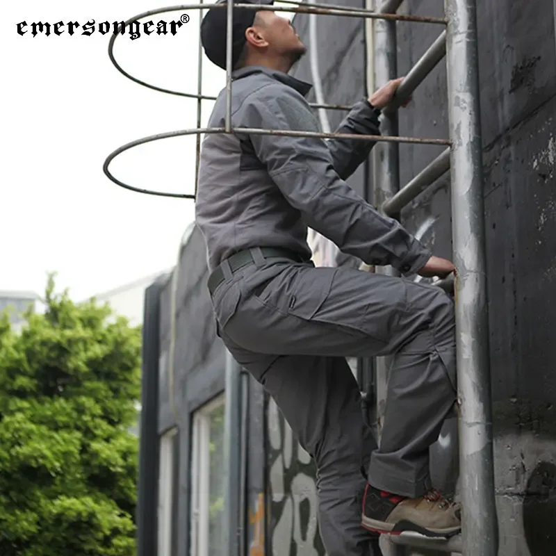 Conjuntos de uniformes de asalto Emersongear, Tops, pantalones Cargo de servicio, trajes tácticos para hombres, camisas, pantalones, combate de caza WG - imagen 3