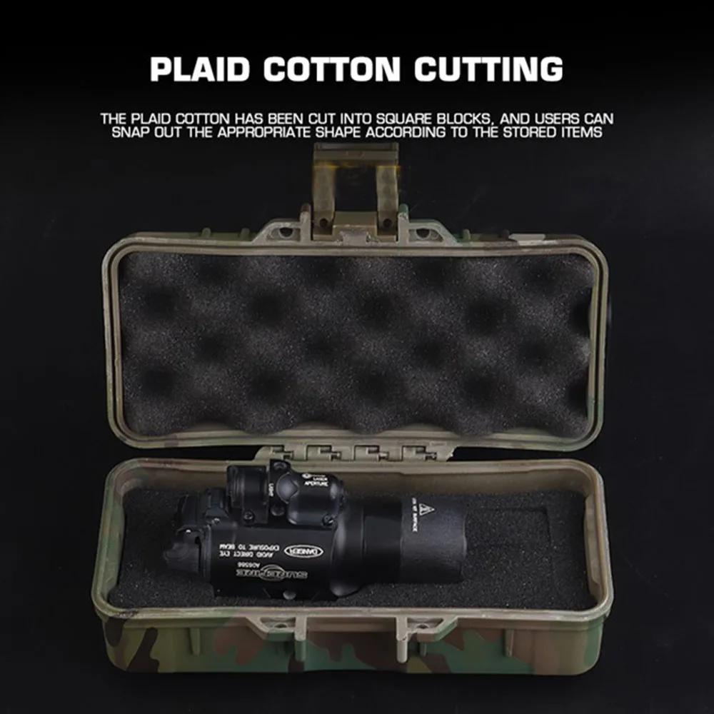 Caja de almacenamiento de equipo táctico (15,2*6,3 cm) para linterna táctica, reloj, funda protectora de brújula - imagen 5