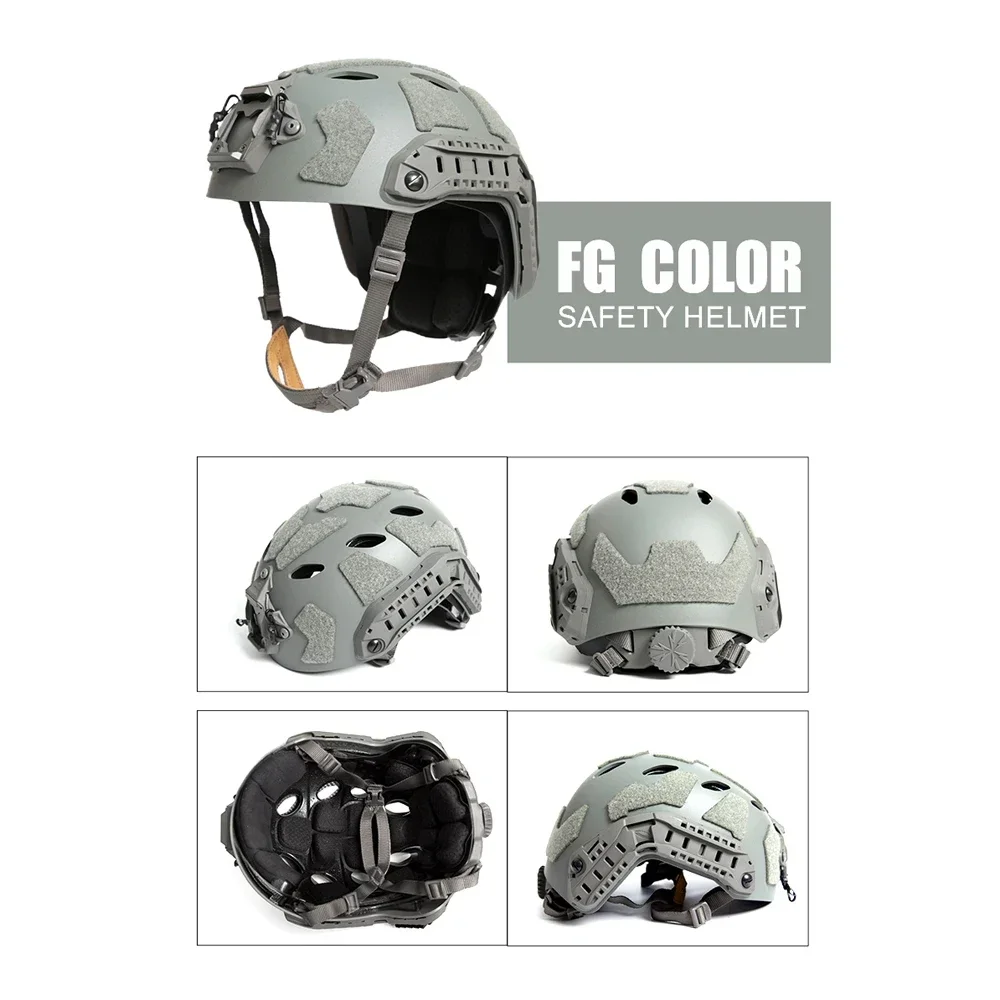 Casco táctico de TB-FMA rápido SF, protector de seguridad con orificio de ventilación de ángulo recto para ciclismo y deportes al aire libre - imagen 4