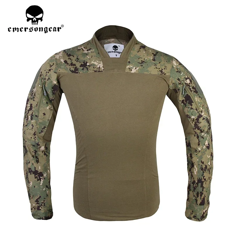 Emersongear, camisetas de combate para hombre, camisetas tácticas, camisetas ligeras, Trekking, Camping, entrenamientos deportivos, Jersey, camisetas de manga larga - imagen 4