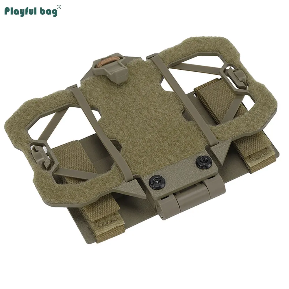 Tablero de navegación táctica, soporte MOLLE para teléfono móvil, chaleco táctico, soporte plegable Universal para teléfono Airsoft NA80 - imagen 4