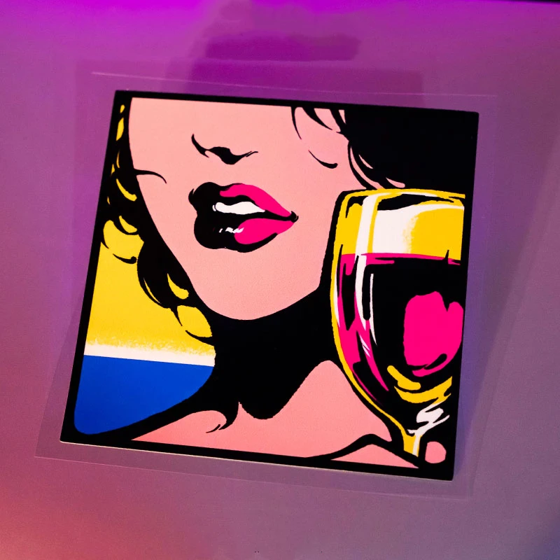 Pegatinas de ojos de belleza de Chica de Anime para coche, calcomanías para el dolor ocular con personalidad para decoración de vehículos eléctricos de motocicleta - imagen 2