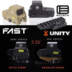 Unidad FAST táctica 20mm Base de montaje en riel Picatinny para Eotech 551 552 558 accesorios de pistola de punto rojo Unidad Airsoft pistola de juguete