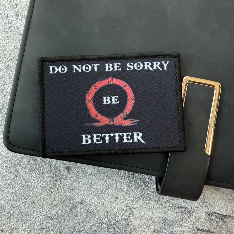 Brazalete militar God of War Be Better, parche impreso, insignia de moral táctica, gancho y bucle, mochila para exteriores, sombrero, accesorios, pegatina - imagen 4