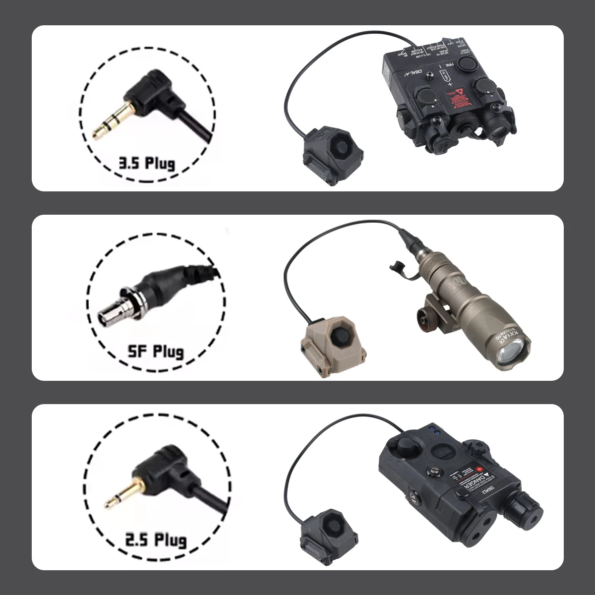 Interruptor de presión táctico Surefire Modbutton para riel 20mm - imagen 2