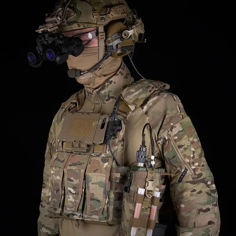 Chaleco adaptable táctico AVS MBAV portador de placa nuevo chaleco antibalas de liberación rápida MOLLE Airsoft entrenamiento caza equipo de combate - imagen 3