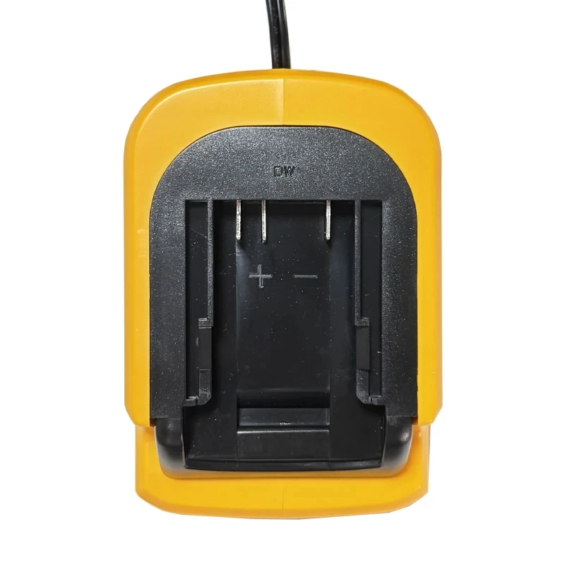 Mini cargador de coche compacto de batería de iones de litio de 12V/24V 100-240V para batería de litio DeWalt 18V 20V 60V DCB200 reemplazo para DCB112 - imagen 2