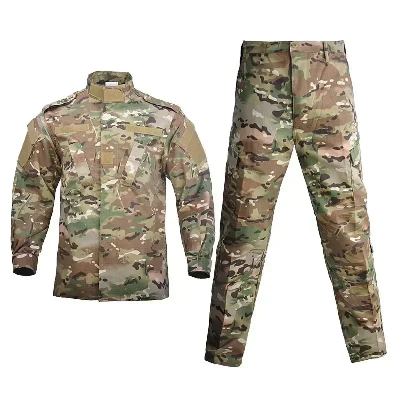 Uniforme de seguridad masculino de camuflaje Multicam, chaqueta táctica, ropa de entrenamiento especial, traje de Safari, uniforme militar, trajes de combate tácticos