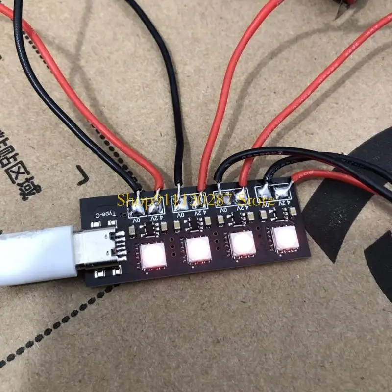 Módulo carga batería J1HC 0.5A 4.2V Diseño liviano Múltiples protecciones seguridad Compatibilidad con varios - imagen 5