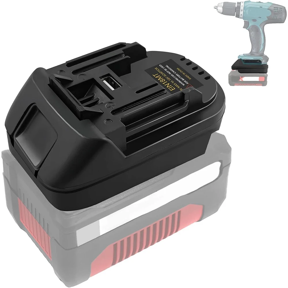 Adaptador de batería para convertidor de batería de iones de litio Einhell de 18V a herramientas eléctricas de batería de litio Makita de 18V para herramienta Makita de 18V - imagen 3