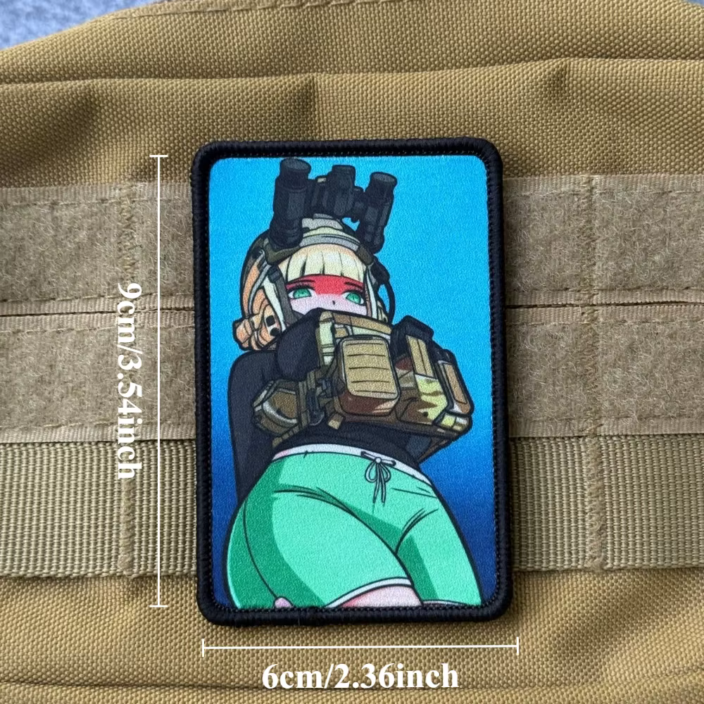 Parche táctico anime de velcro gancho y bucle para mochila - imagen 2