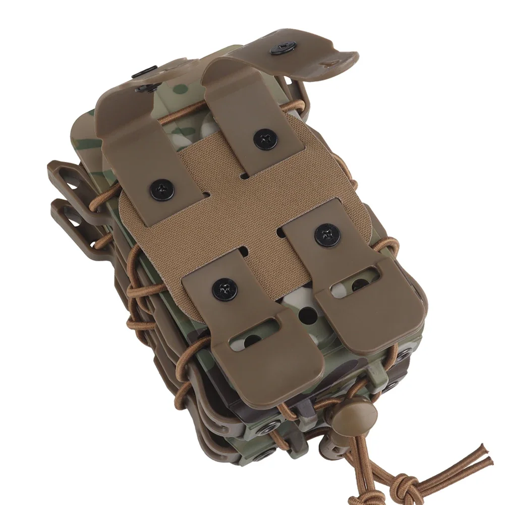 Bolsa magnética de doble Rifle para todo terreno, soporte de cartucho para chaleco Molle, cinturón, M4 AR 5,56 AK 7,62 - imagen 5