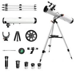 Telescopio astronómico profesional para luna y observación nocturna